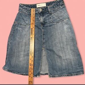 Y2k Midi Skirt sz 26 Paper Denim & Cloth”Classic Blue